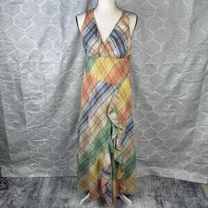 Tommy Hilfiger Multicolor Plaid Maxi Dress
